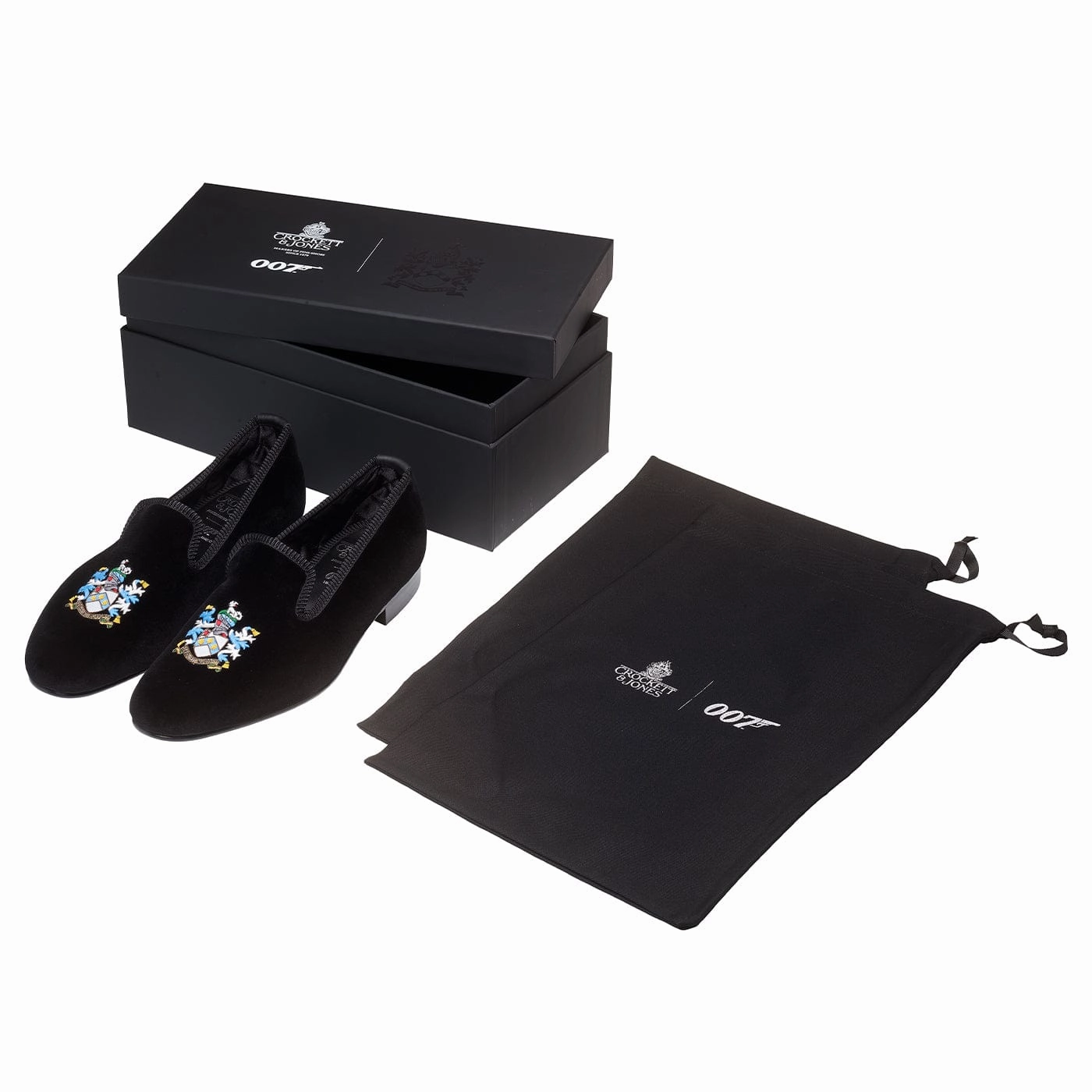 Bond Coat of Arms Black Velvet Comfortable Sockliner Easygoing Comfort