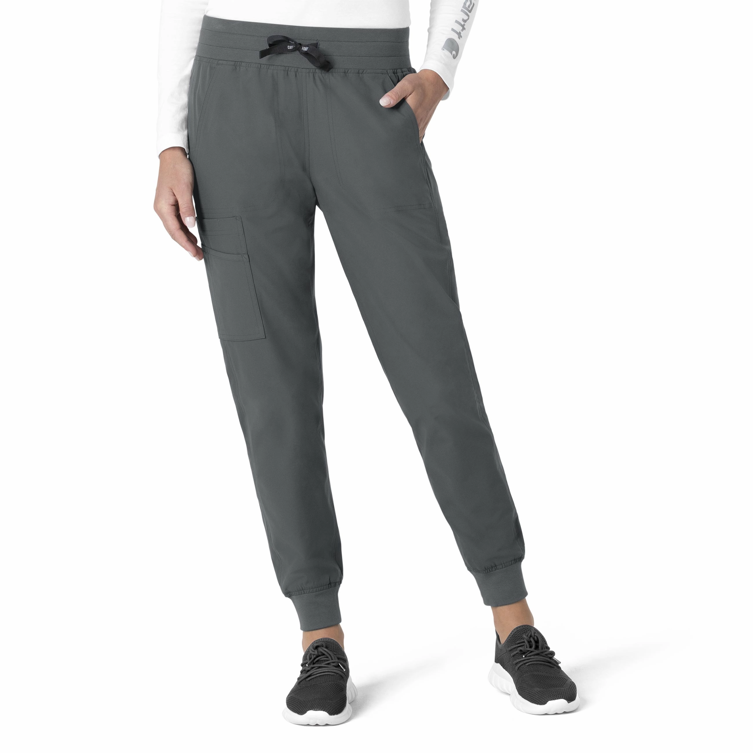 Athletic Fit Active Lifestyle Carhartt Force Essentials Women's Jogger Scrub Pant - Pewter