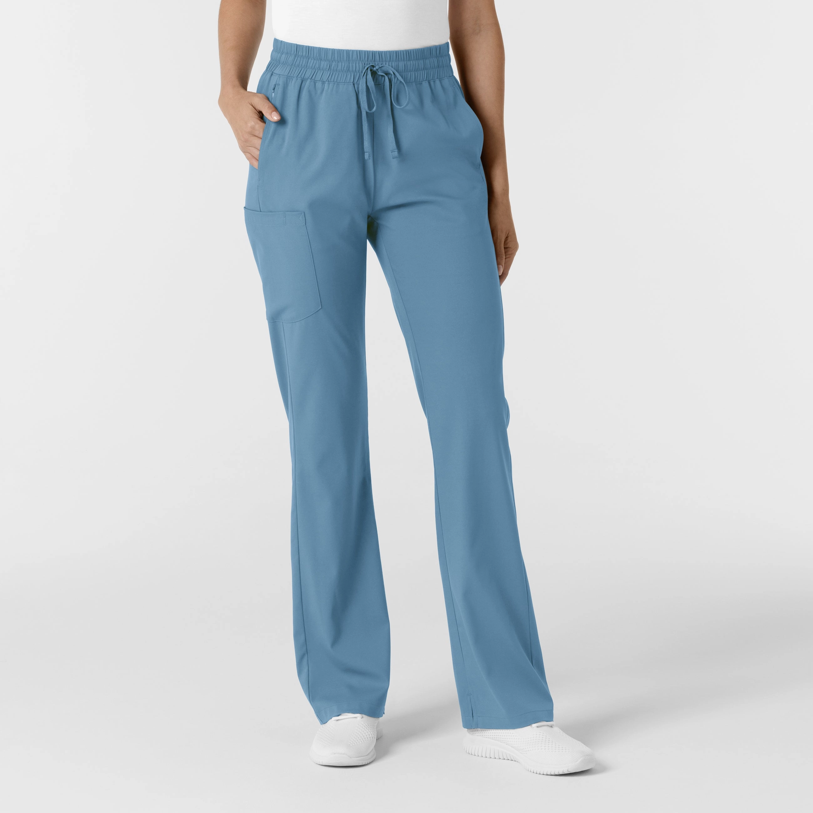 Boundless Women's Bootcut Scrub Pant - Pacific Blue Quick Wear Fit