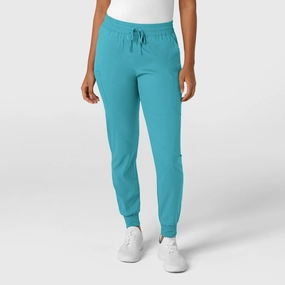 Flexible Layer Fit Boundless Women's Jogger Scrub Pant - Teal