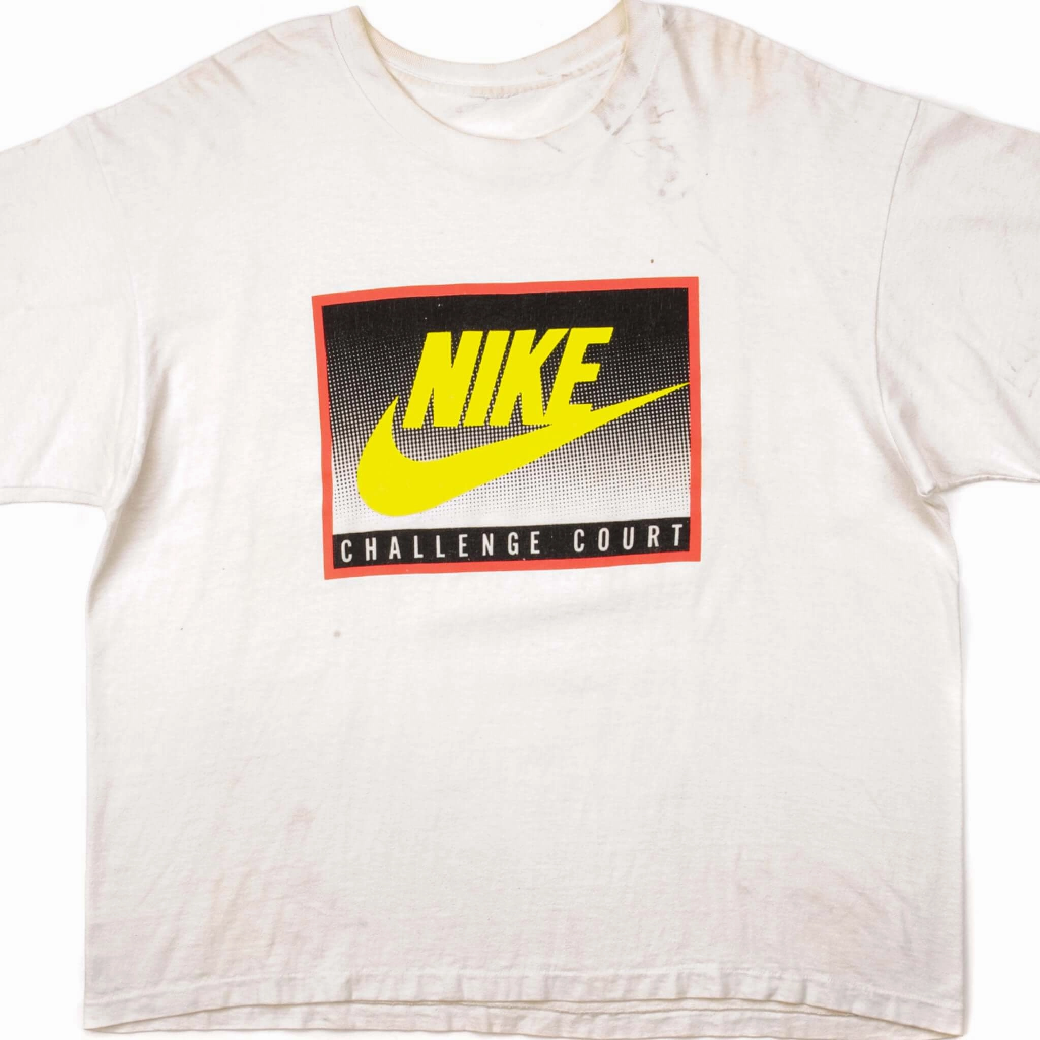 VINTAGE NIKE CHALLANCE COURT TEE SHIRT SIZE XL Modern innovation