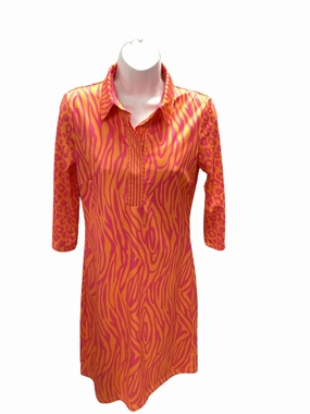 Gretchen Scott Women's Dress Orange XS Cozy Mood