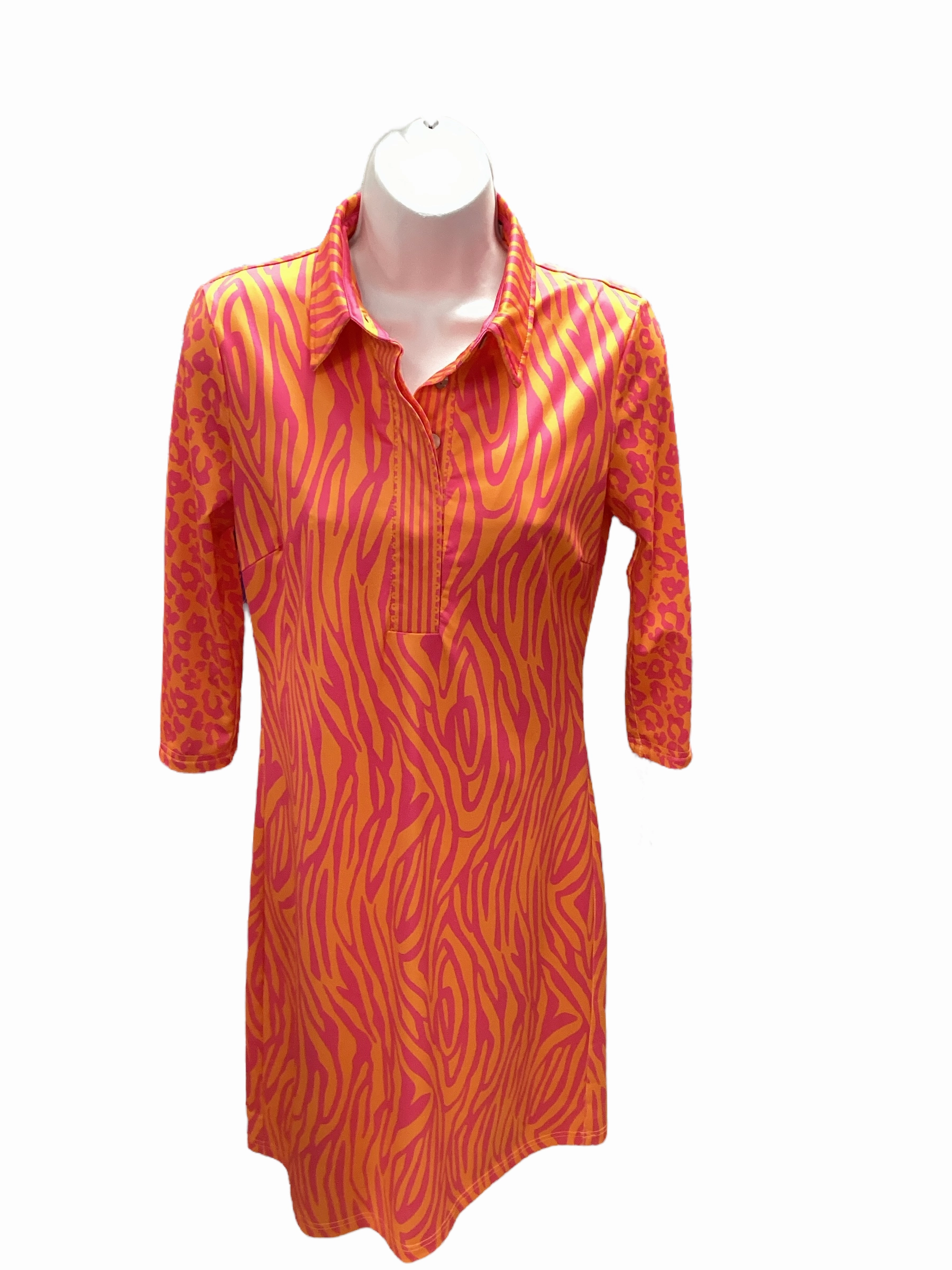 Gretchen Scott Women's Dress Orange XS Cozy Mood