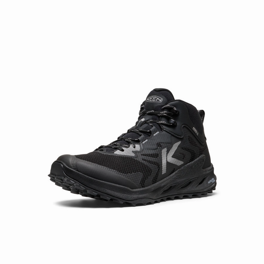 Men's Zionic NXT Waterproof Hiking Boot  |  Triple Black Mid Length Handmade Craft