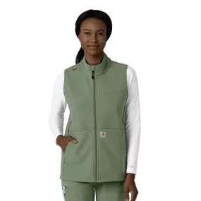 Carhartt Rugged Flex Women's Bonded Fleece Vest - Olive FlexibleWaistband retro look