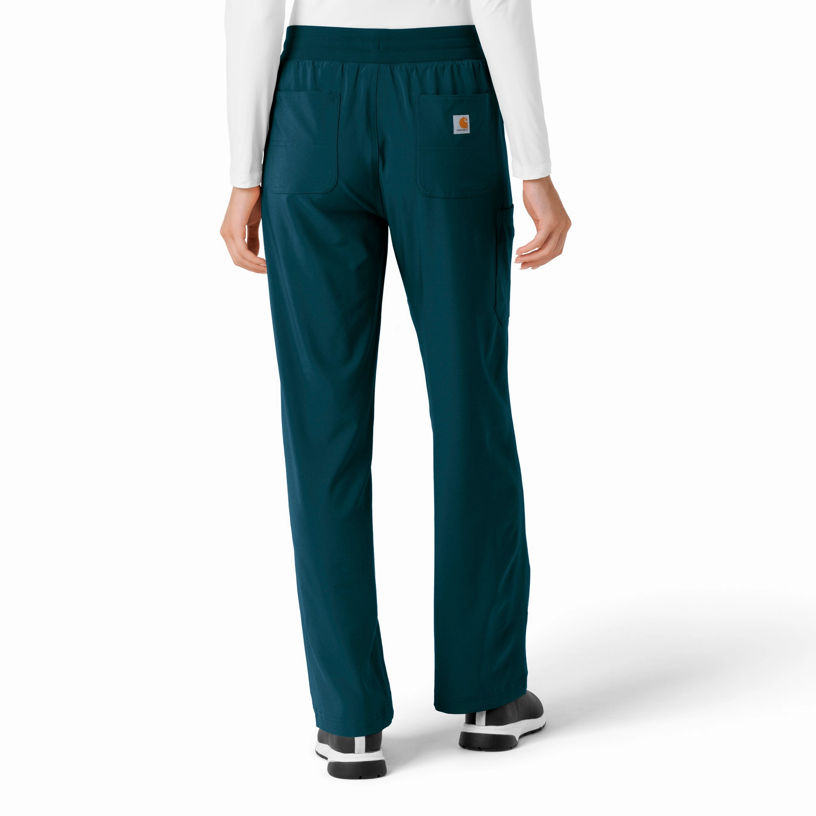 Carhartt Force Cross-Flex Women's Boot Cut Scrub Pant - Caribbean On The Go