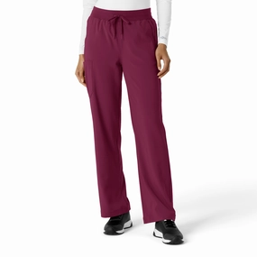 Carhartt Force Cross-Flex Women's Boot Cut Scrub Pant - Wine Outdoor Friendly