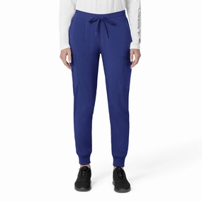 Carhartt Force Cross-Flex Women's Cargo Jogger Scrub Pant - Galaxy Blue Movement Fit Sport Wear Fit