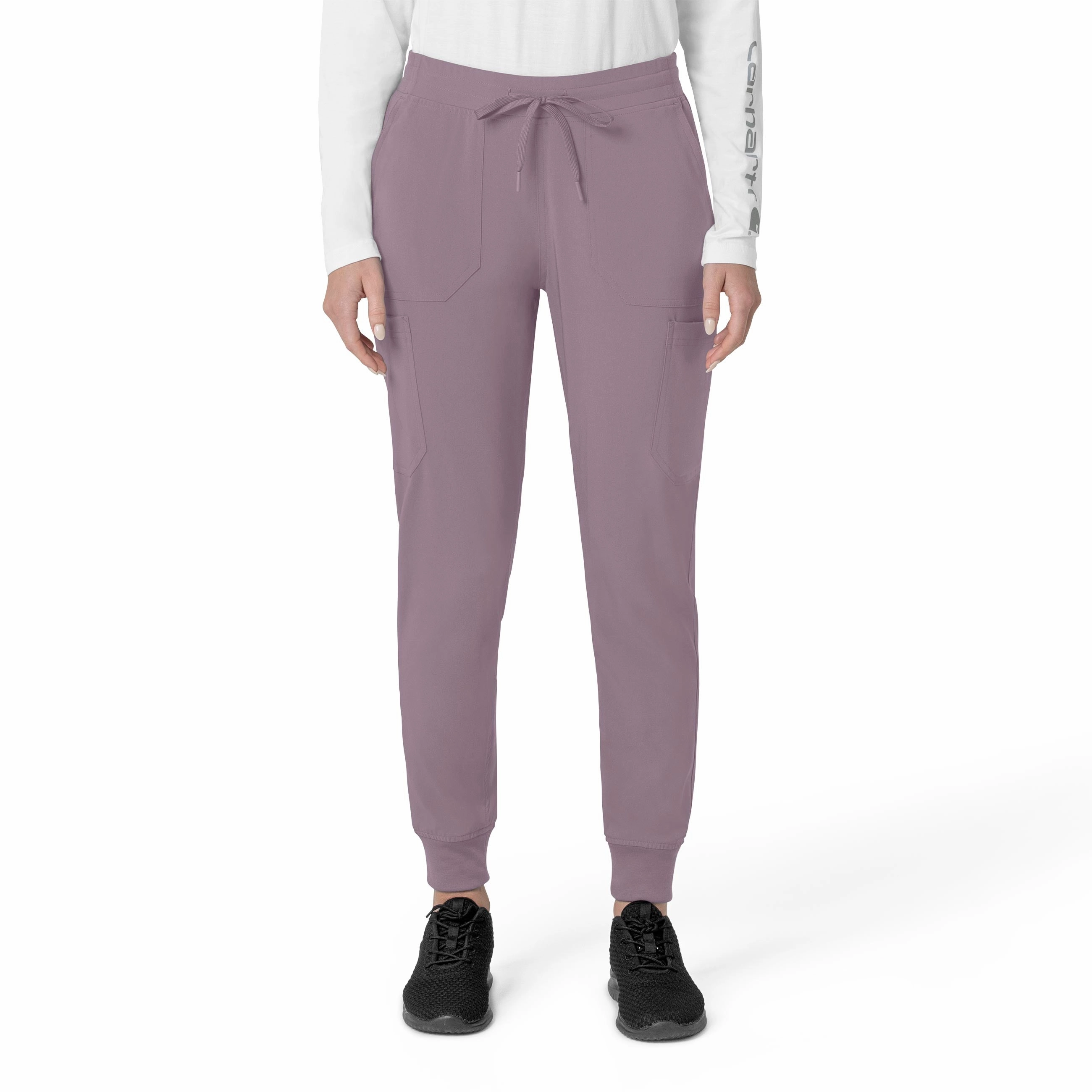 NonRestrictiveFit All Season Carhartt Force Cross-Flex Women's Cargo Jogger Scrub Pant - Lavender Mist