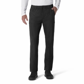 Carhartt Force Essentials Men's Straight Leg Cargo Scrub Pant - Black Non Restrictive