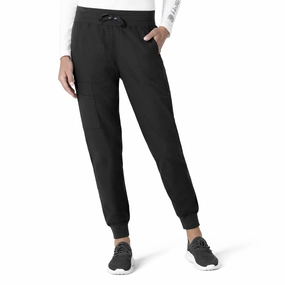 Carhartt Force Essentials Women's Jogger Scrub Pant - Black Easy Stretch Double Stitched