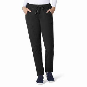 Carhartt Force Essentials Women's Straight Leg Scrub Pant - Black Heat Friendly