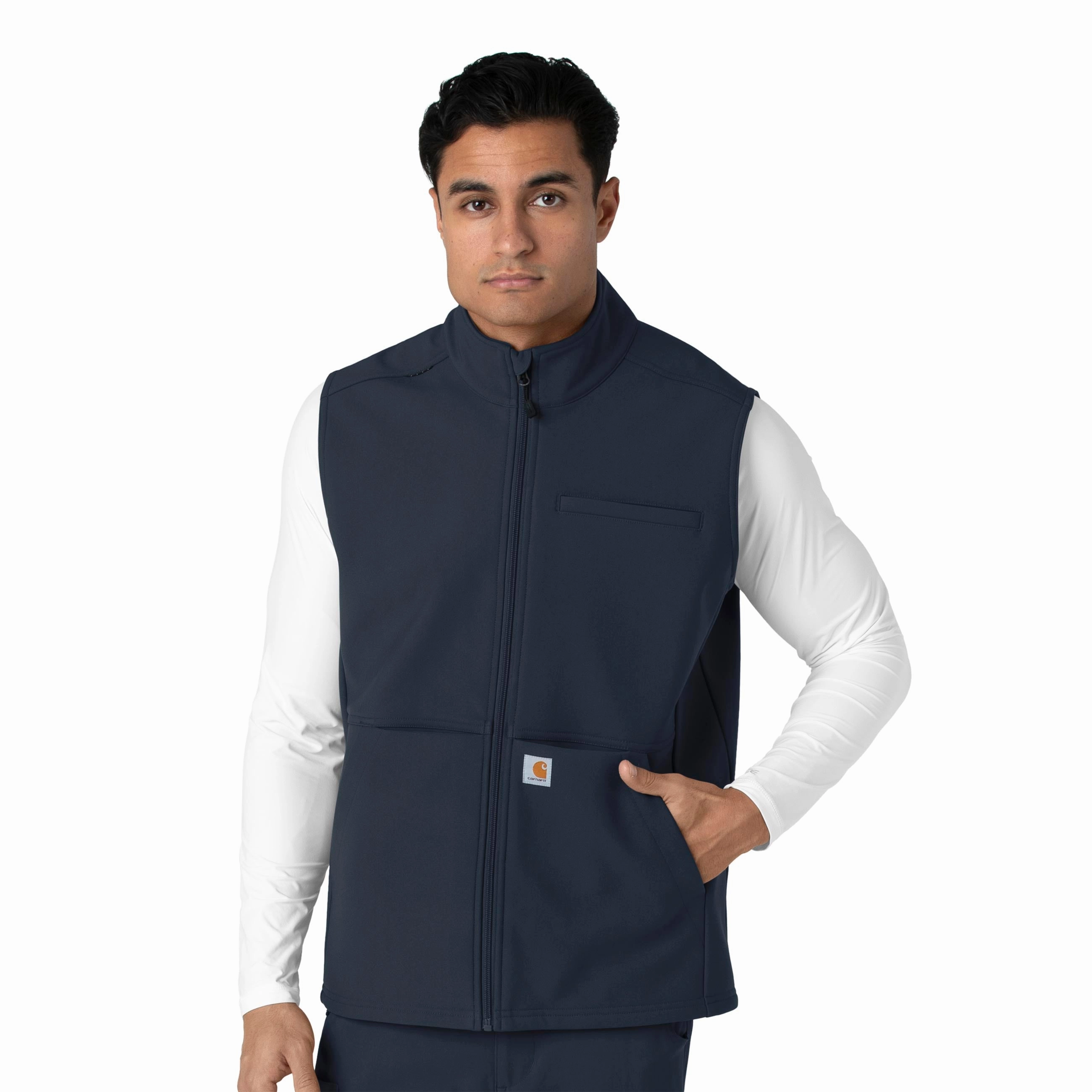 Carhartt Rugged Flex Men's Bonded Fleece Vest - Navy work event