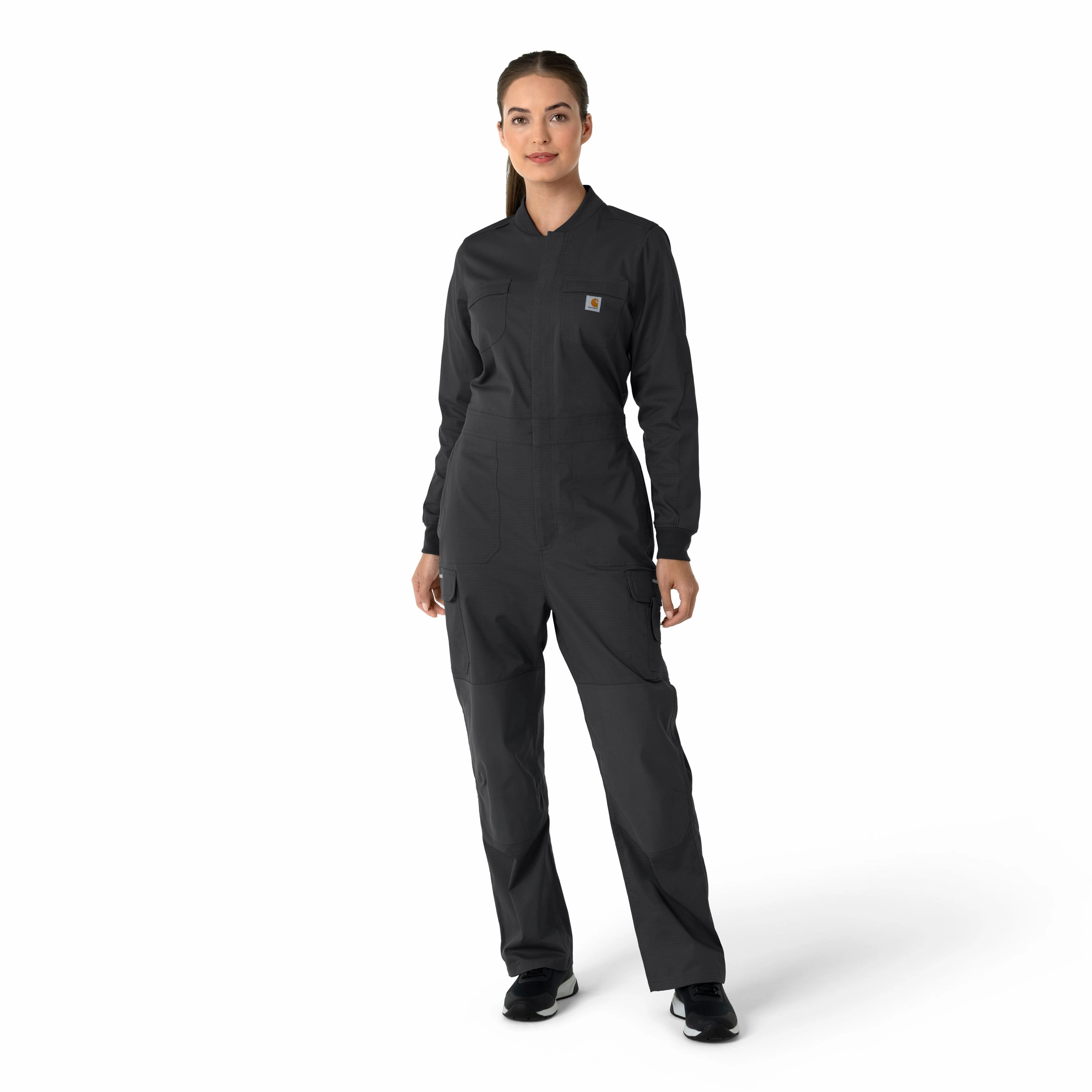 Polished Look Carhartt Rugged Flex RSCU Women's Ripstop Coverall - Pewter