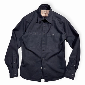 #133 12oz USA Duck Canvas Work Shirt - Black Wrinkle Resistant Finish Gift Idea