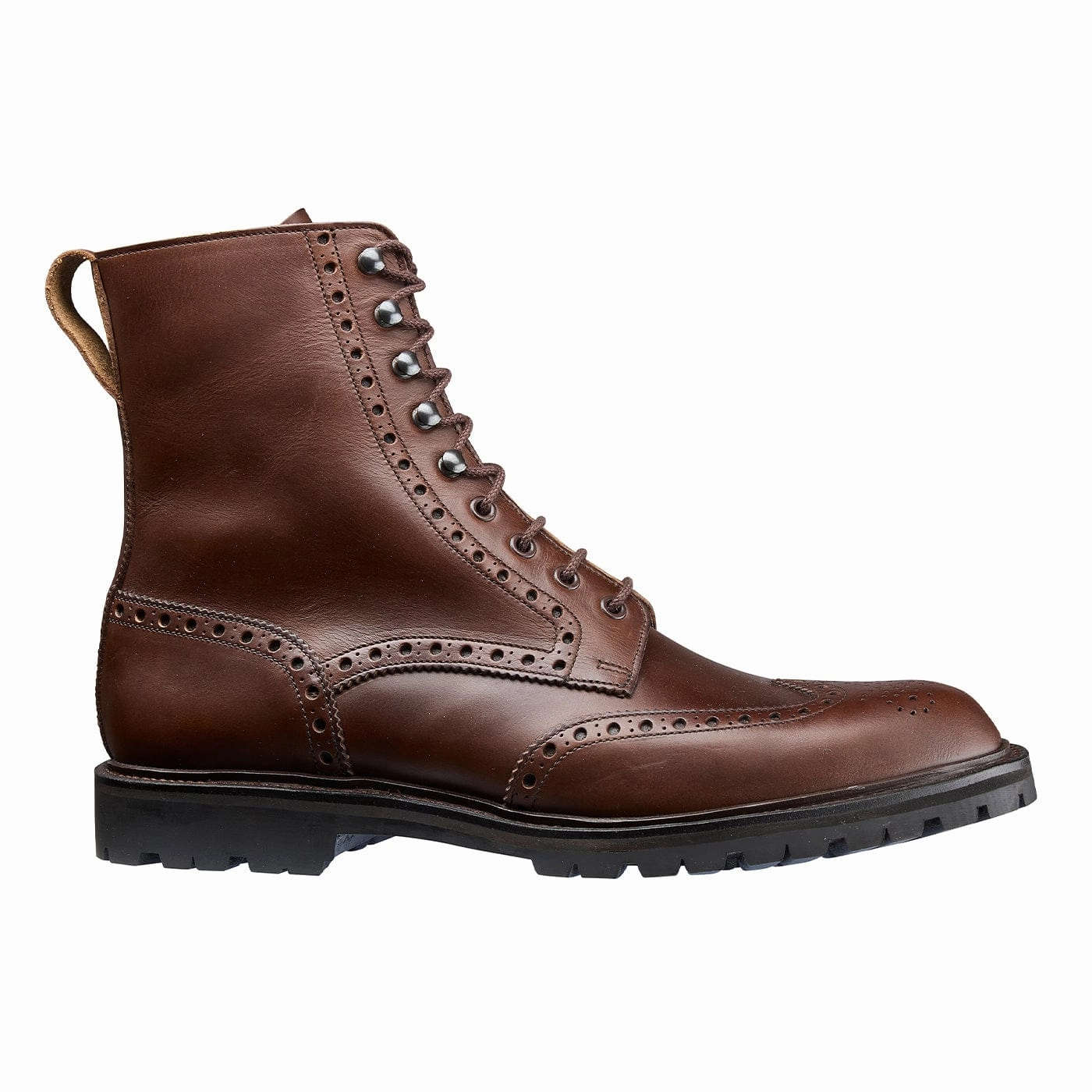 Slip   Resistant Lug Islay 2 Dark Brown Waterproof Sides