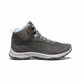 Trail Use Women's Terradora Explorer Waterproof Boot  |  Steel Grey/Clear Sky