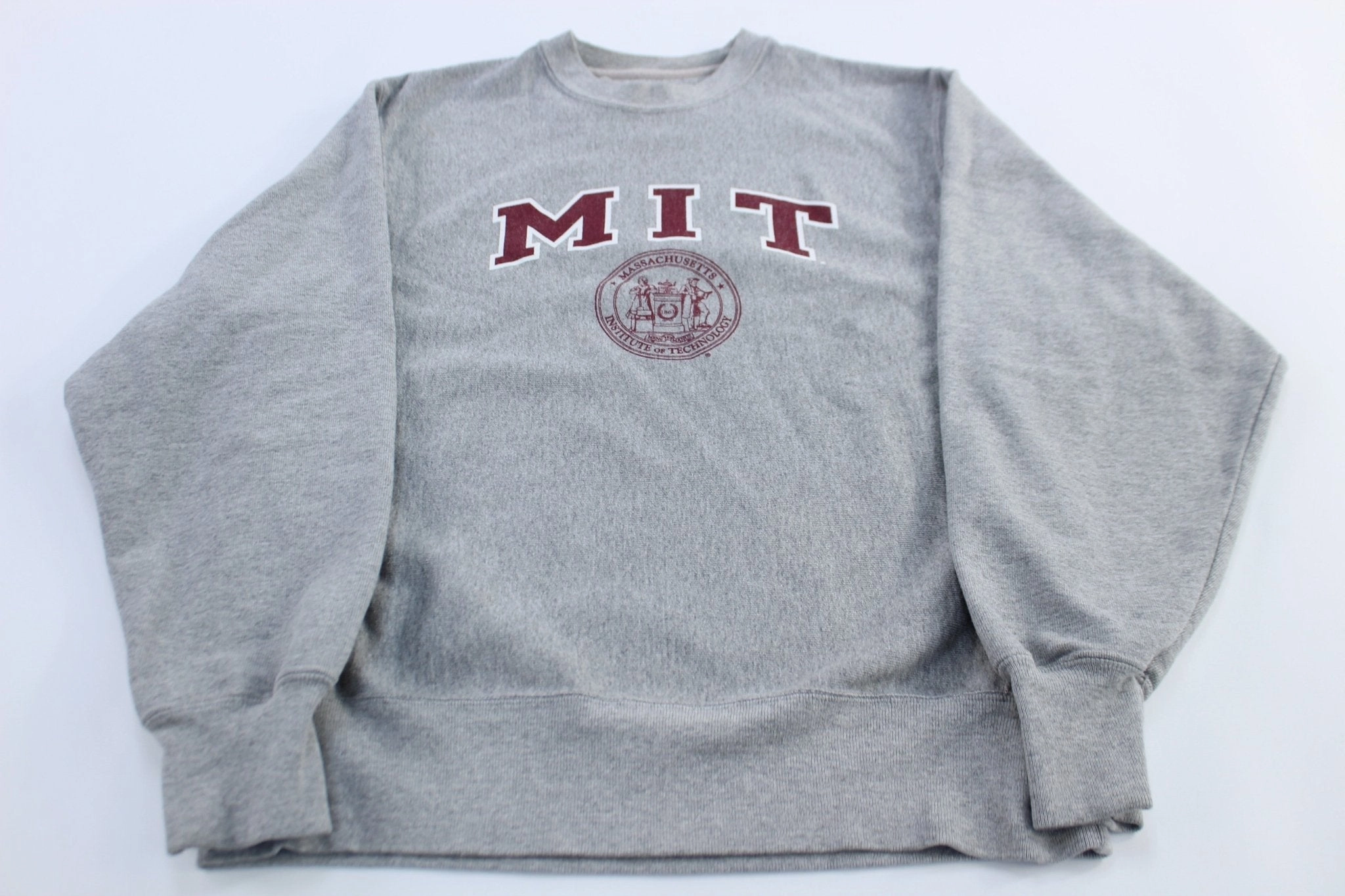product mass production efficiency Champion Embroidered Logo Massachusetts Institute of Technology Sweatshirt
