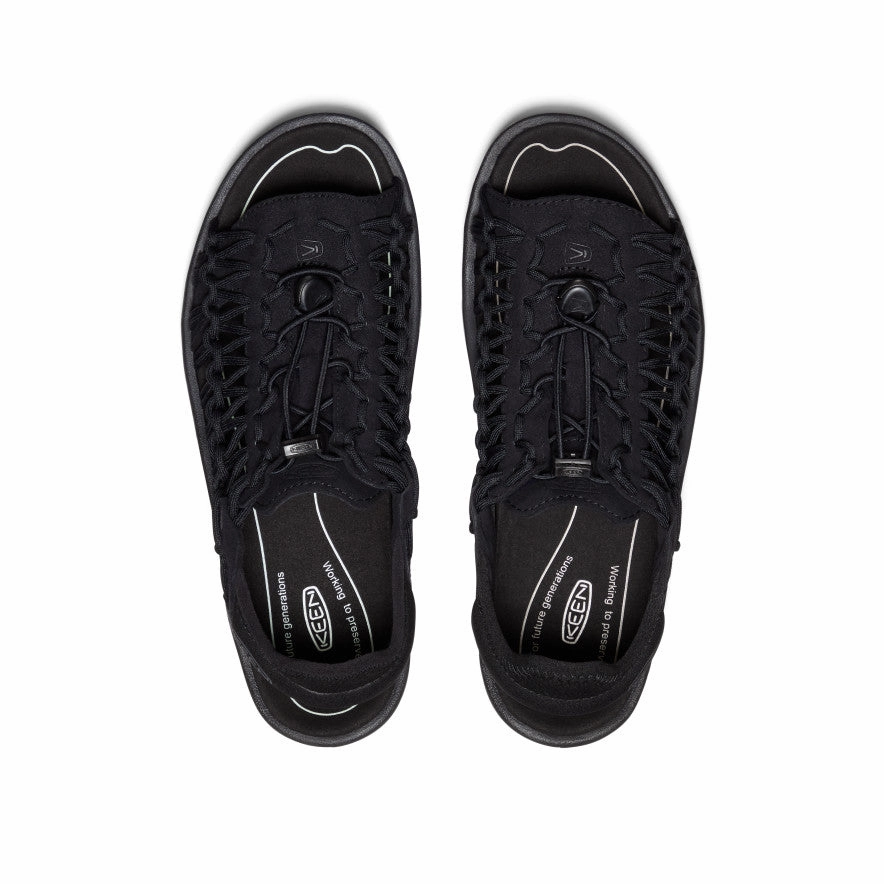 Men's UNEEK II Open Toe  |  Black/Black Grip Tread light shoes