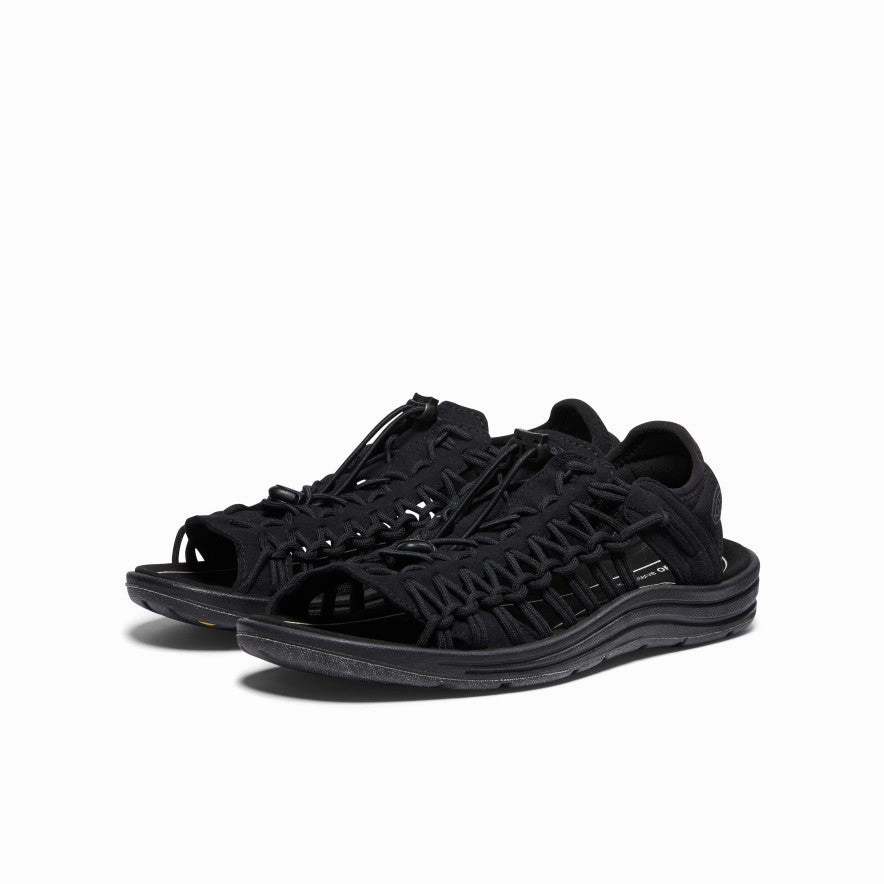 Men's UNEEK II Open Toe  |  Black/Black Adjustable Closure