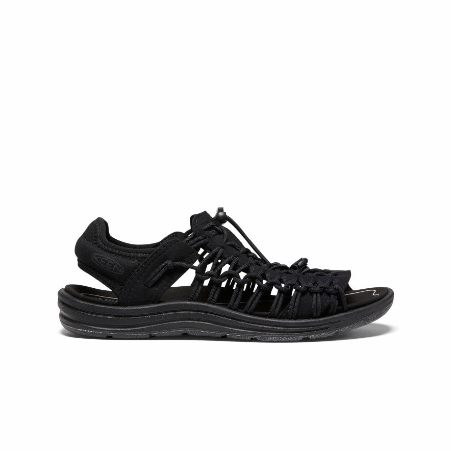 Fashionable Casual Shoes Men's UNEEK II Open Toe  |  Black/Black