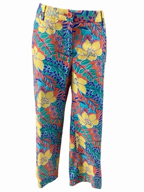NWT Talbots Pant Multi 10x22 Fade Resistant Wash Durable piece