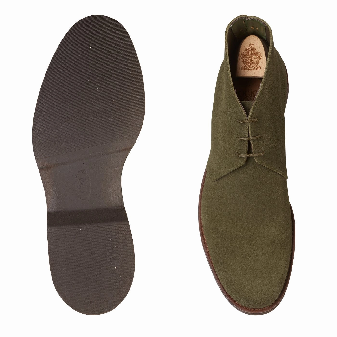Chukka 4 Olive Reverse Butt Suede Temperature Regulating Lining