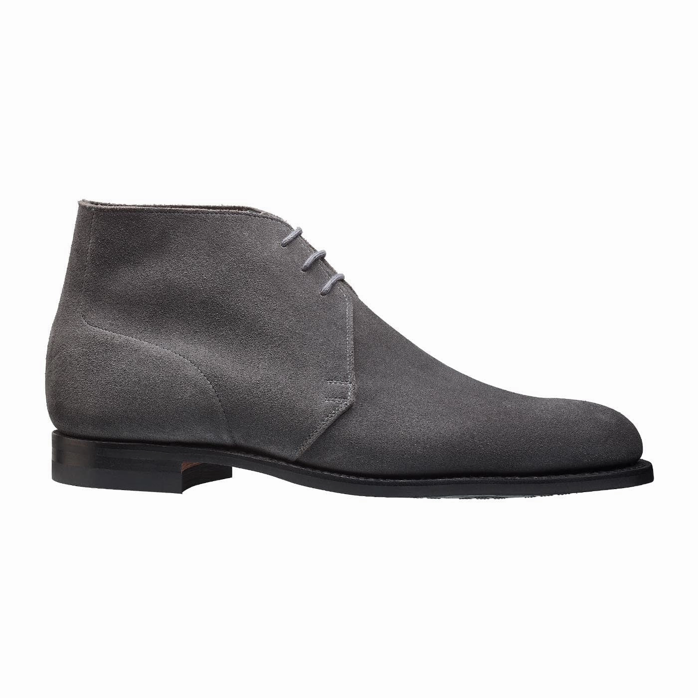 Chukka Shark Grey Suede Patent Glow