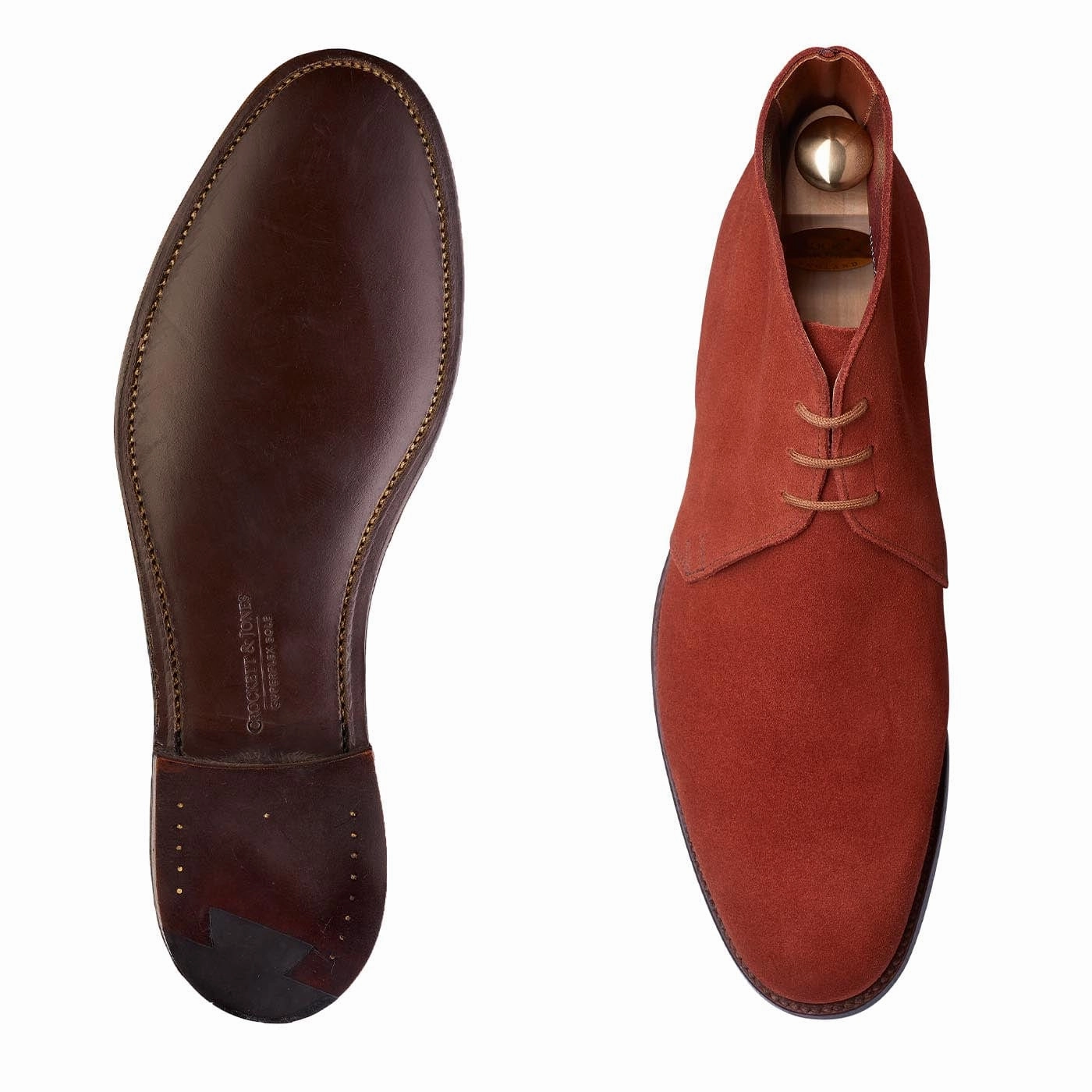 Everyday Protection mom style Chukka Terracotta Suede