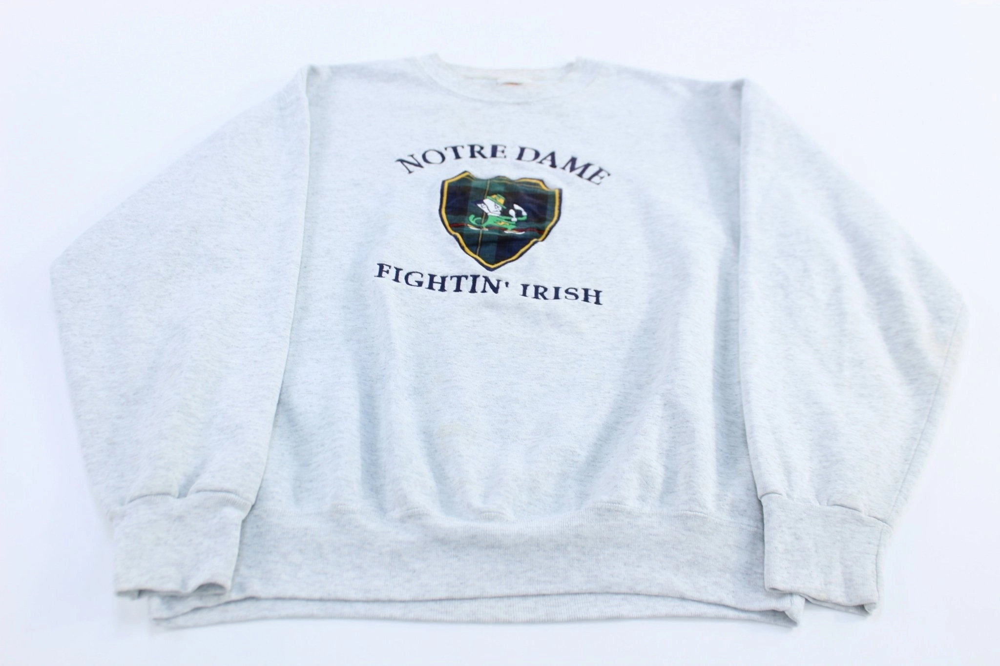 90's University of Notre Dame Fighting Irish Sweatshirt stud accents