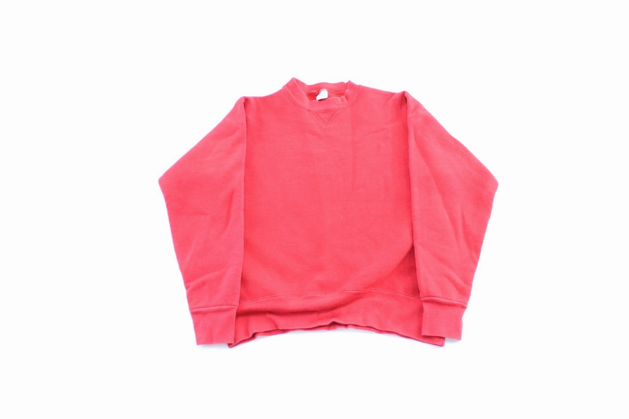 80's Champion Red Blank Sweatshirt neon colors