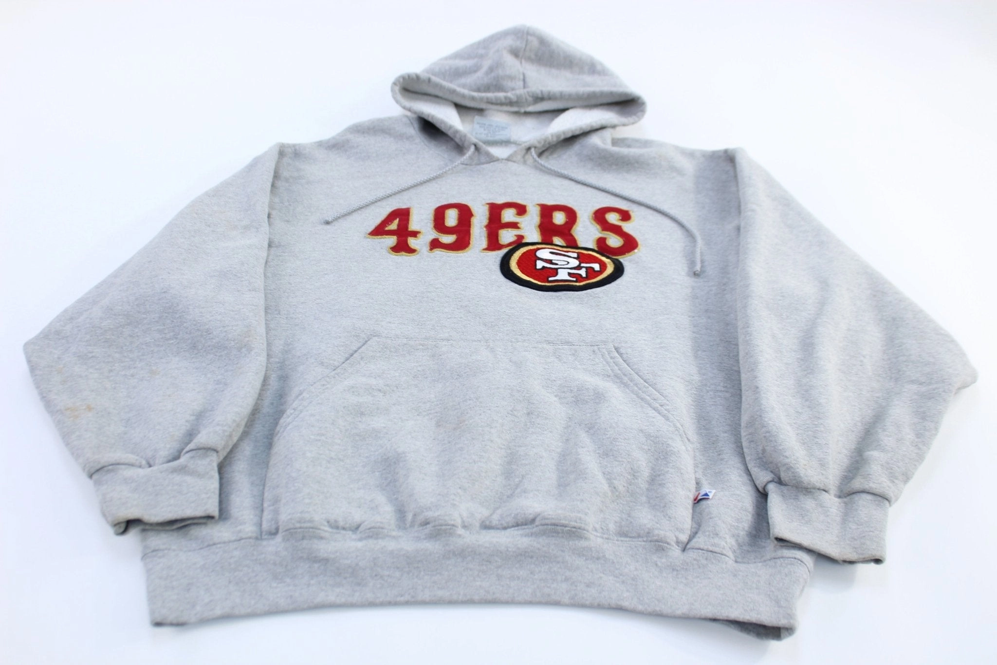 Eco Friendly Comfort Layer Majestic San Francisco 49ers Embroidered Pullover Hoodie