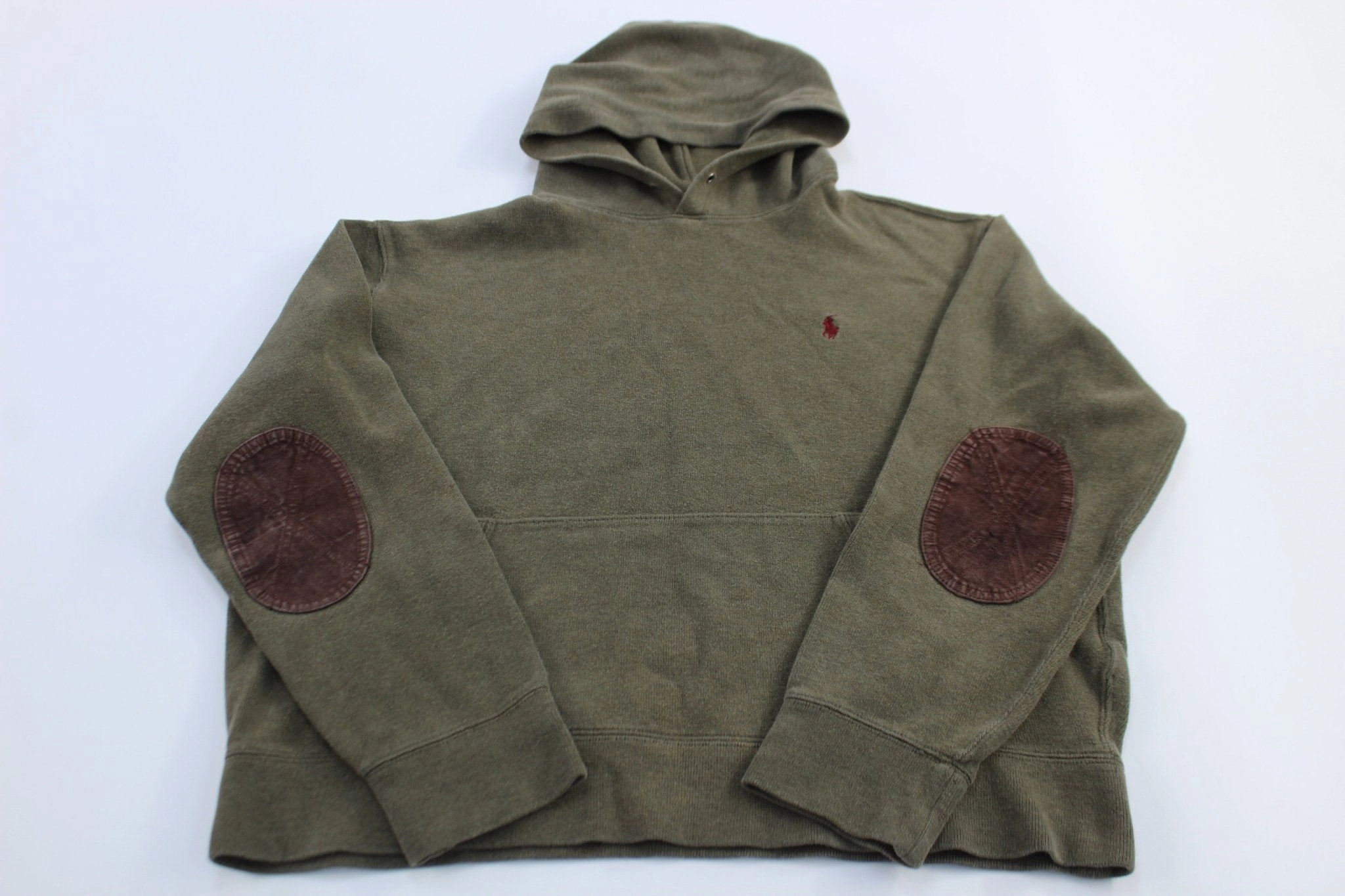 Polo by Ralph Lauren Embroidered Logo Green Pullover Sweater product fuzzy coziness