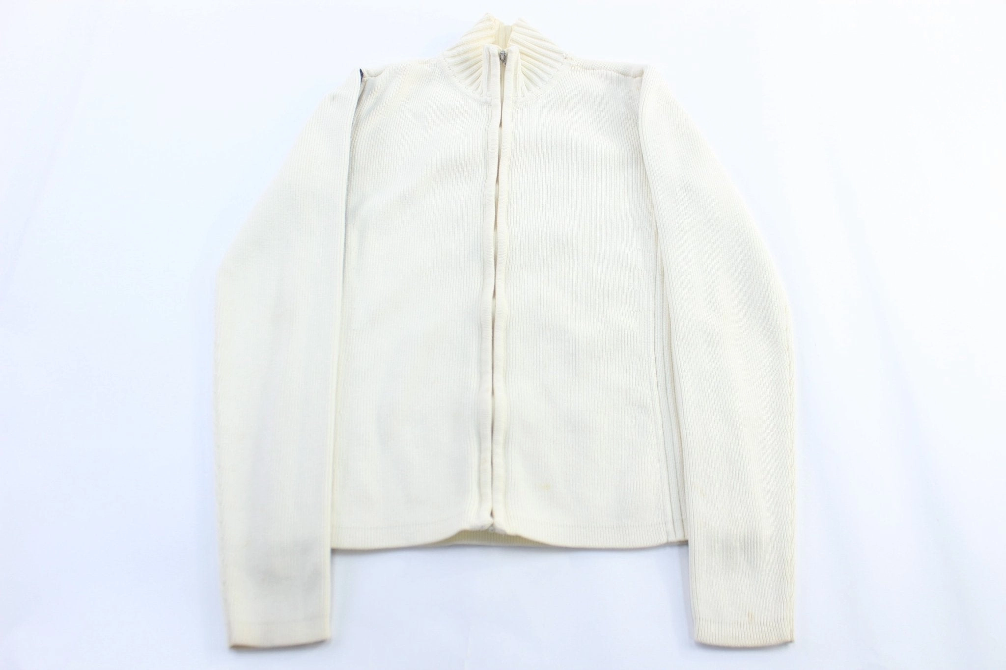 Everyday Comforts Soft Layers Women's Tommy Hilfiger White Zip Up Sweater