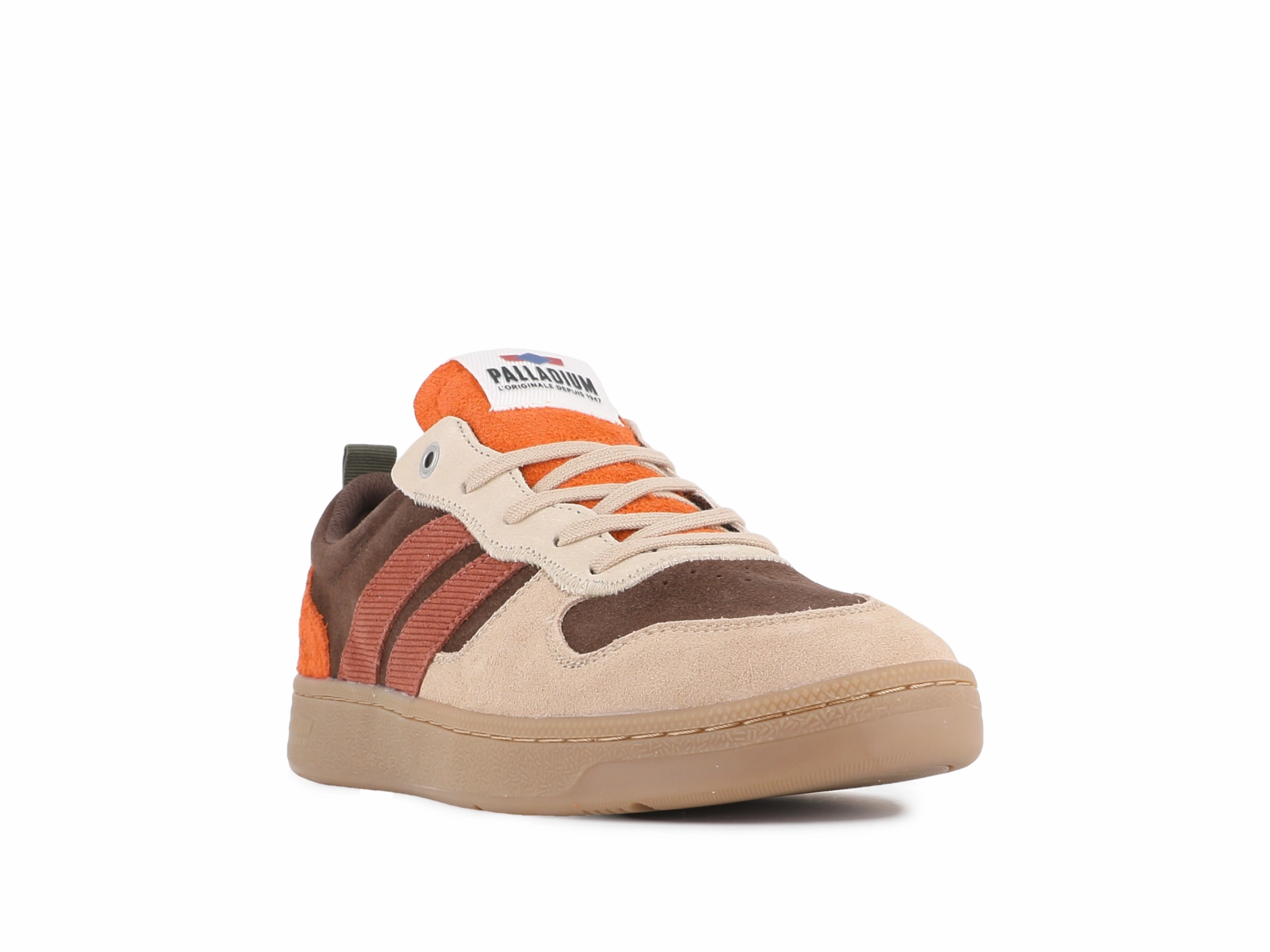 LightweightSole 79505-291-M | PALLACUP FLAME SUEDE | BARK BROWN/BRICK