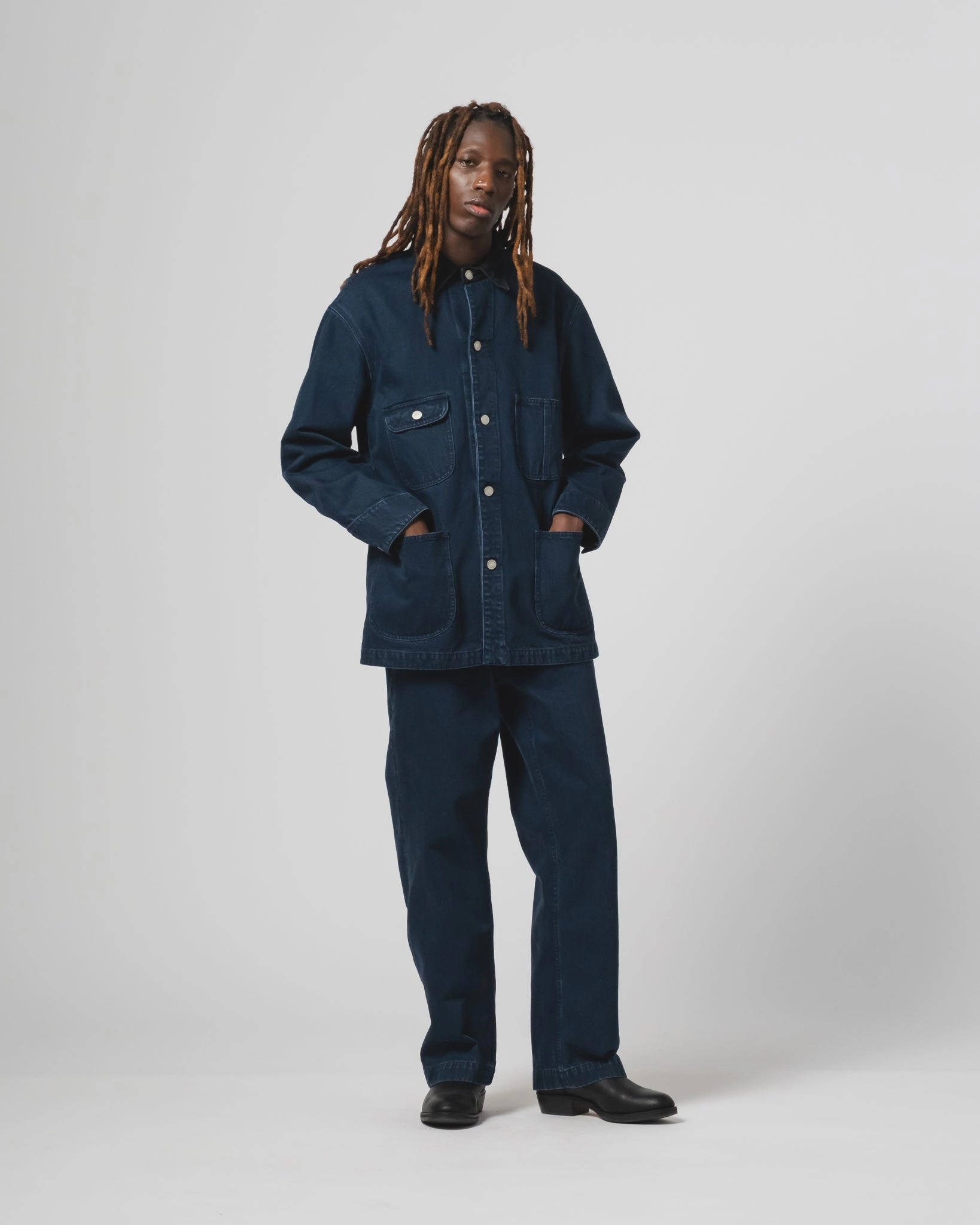 Alcatraz Jacket Enigma Denim Blue Position