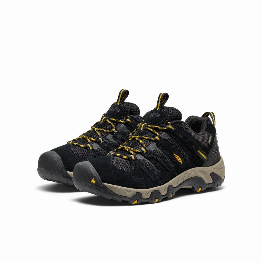 Men's Headout Waterproof Hiking Shoe  |  Black/Lemon Curry standard fit