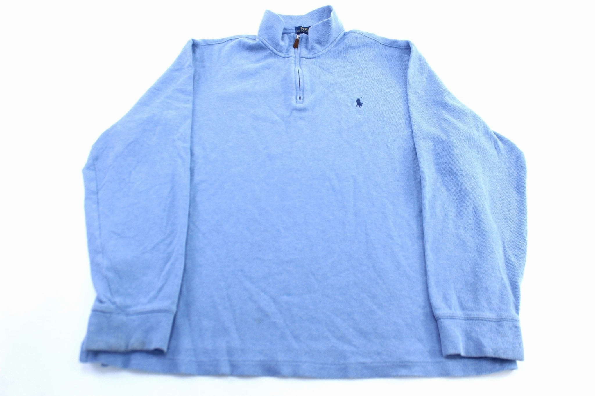 product fuzzy coziness Polo Ralph Lauren Embroidered Logo Light Blue Sweater