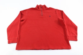 Polo by Ralph Lauren Embroidered Logo Burnt Orange Sweater product chambray casualness Cool Outfit