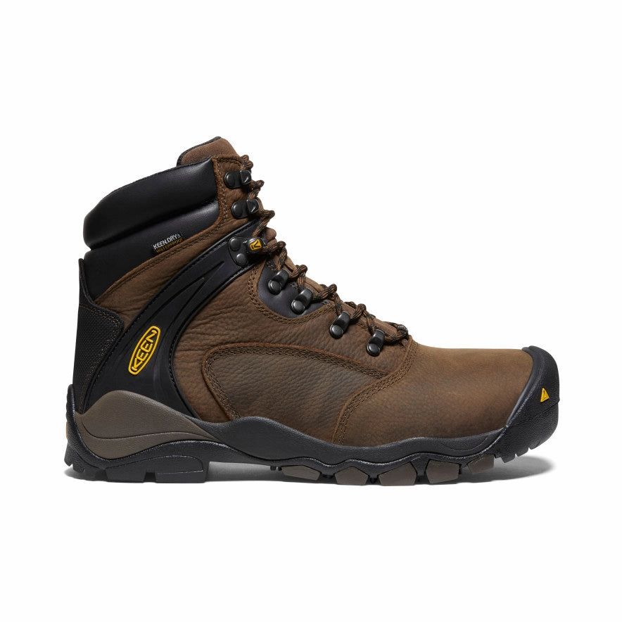 Men's Louisville 6" Waterproof Boot (Steel Toe)  |  Cascade Brown Long-Distance Walk