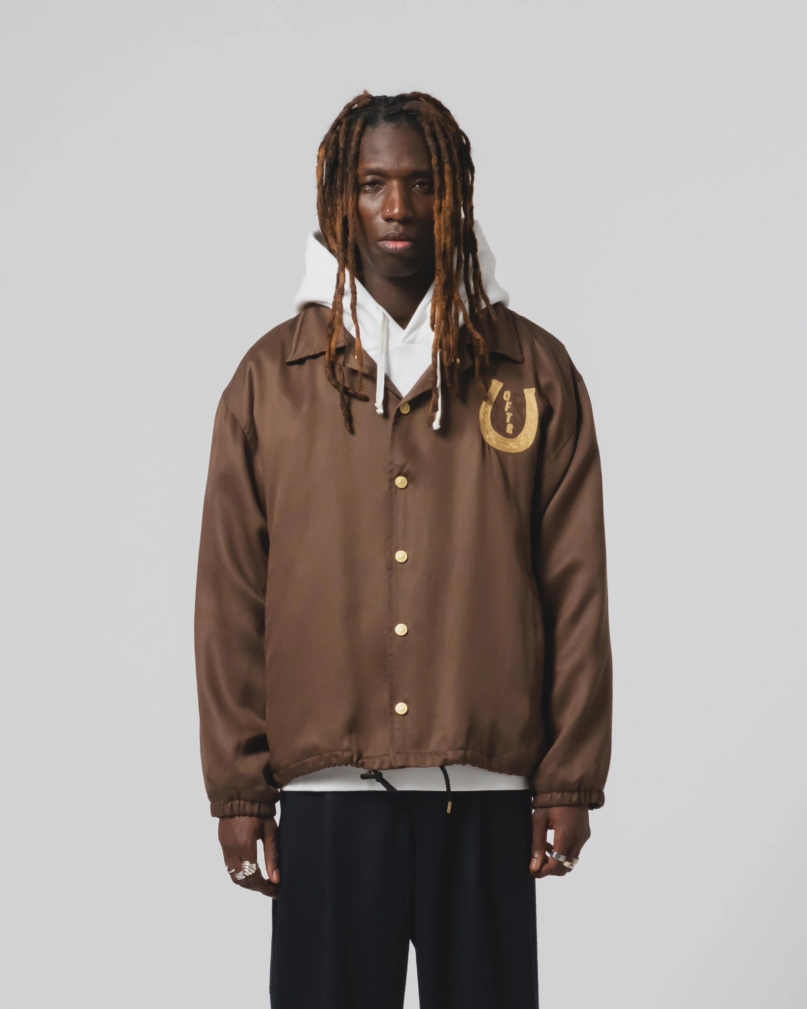 Distribute Dago Jacket V1 Tencel Lenzing Brown