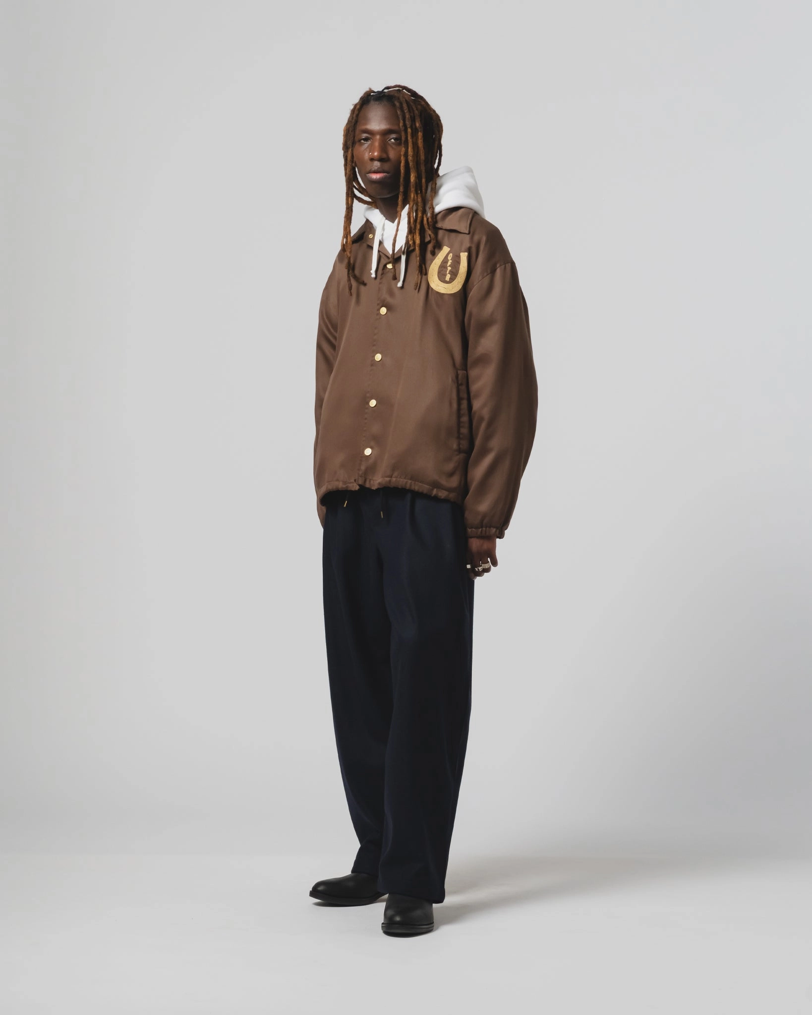 Dago Jacket V1 Tencel Lenzing Brown Chain Winter Wear