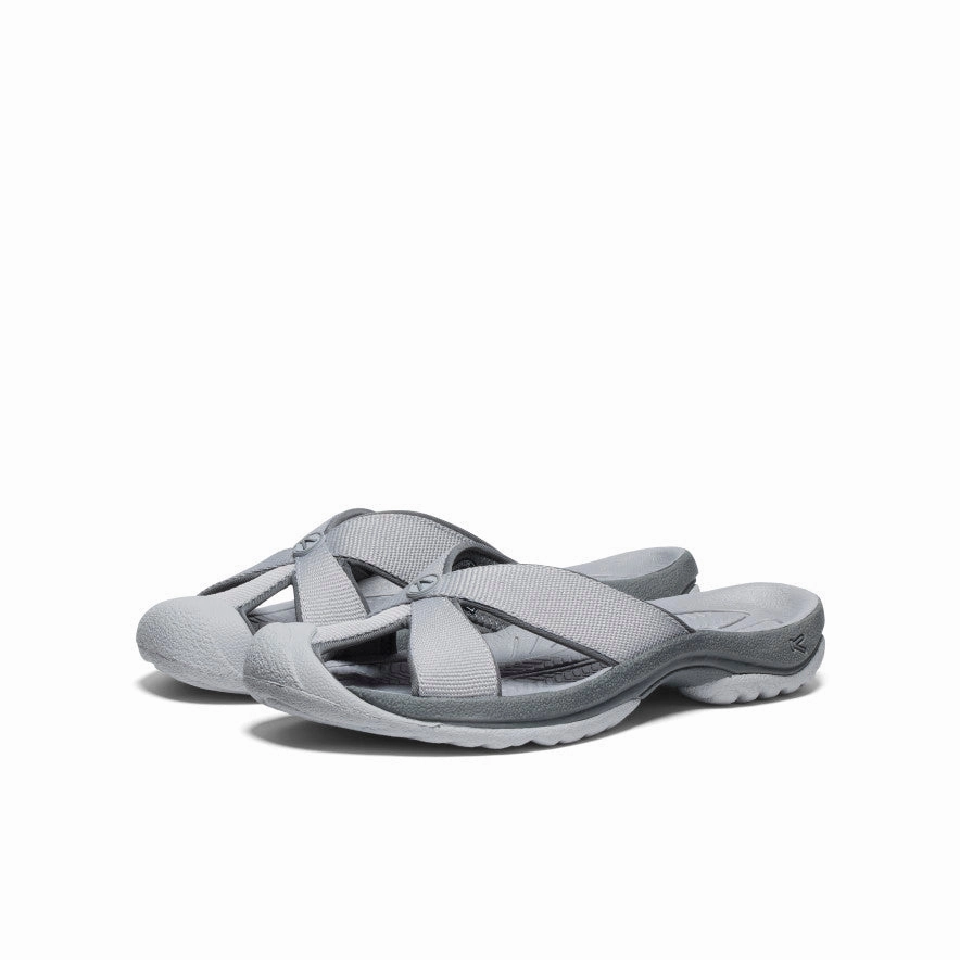Lightweight Frame Women's Bali Slide Sandal  |  Alloy/Steel Grey