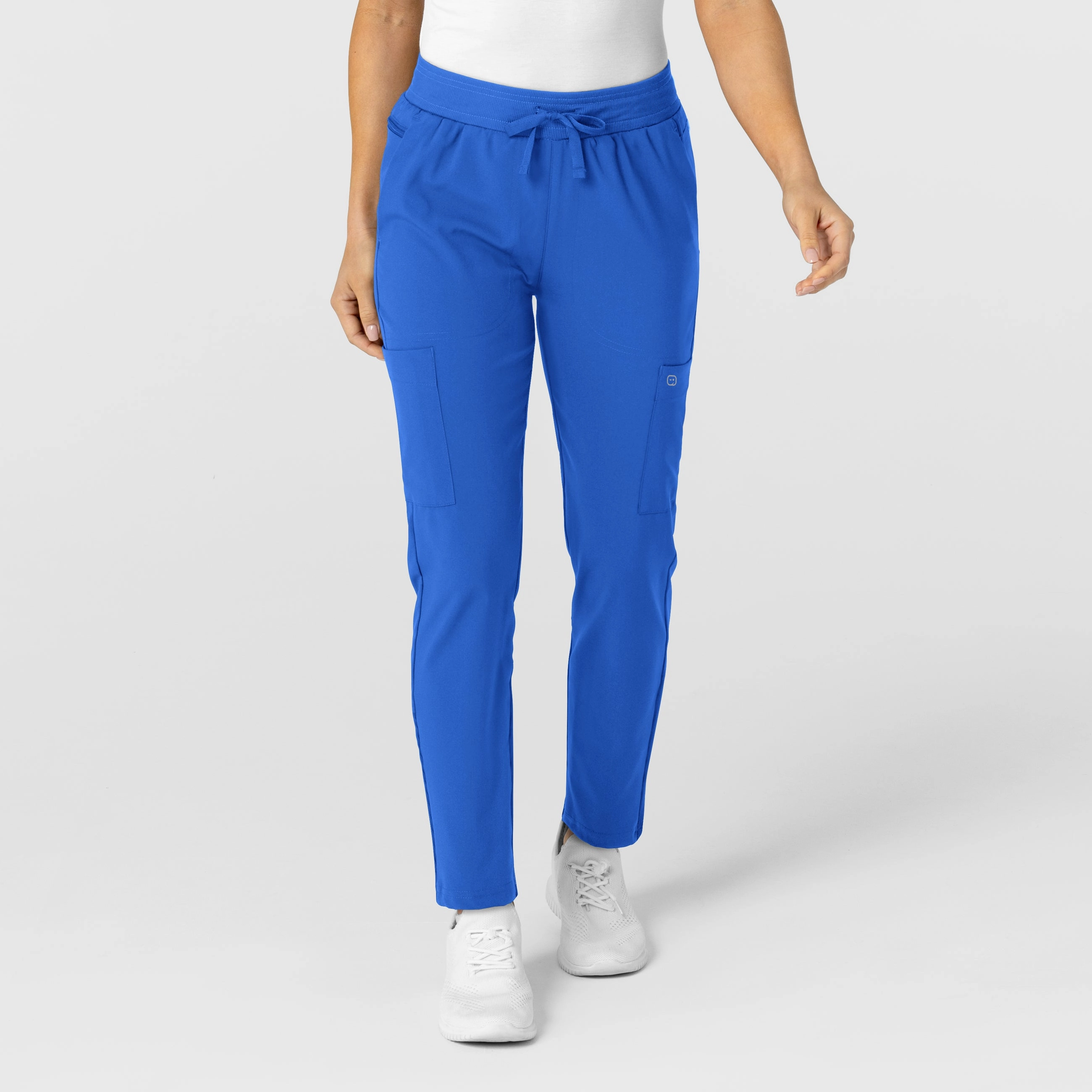 Light Coverage W123 Women's Flex-n-Reach Track Scrub Pant - Royal