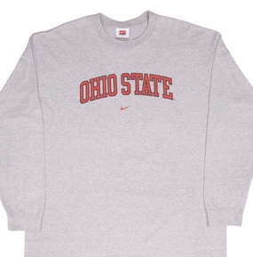 hiking clothes Urban Fit VINTAGE NIKE NCAA OHIO STATE BUCKEYES LONG SLEEVE TEE SHIRT 2000S SIZE XL