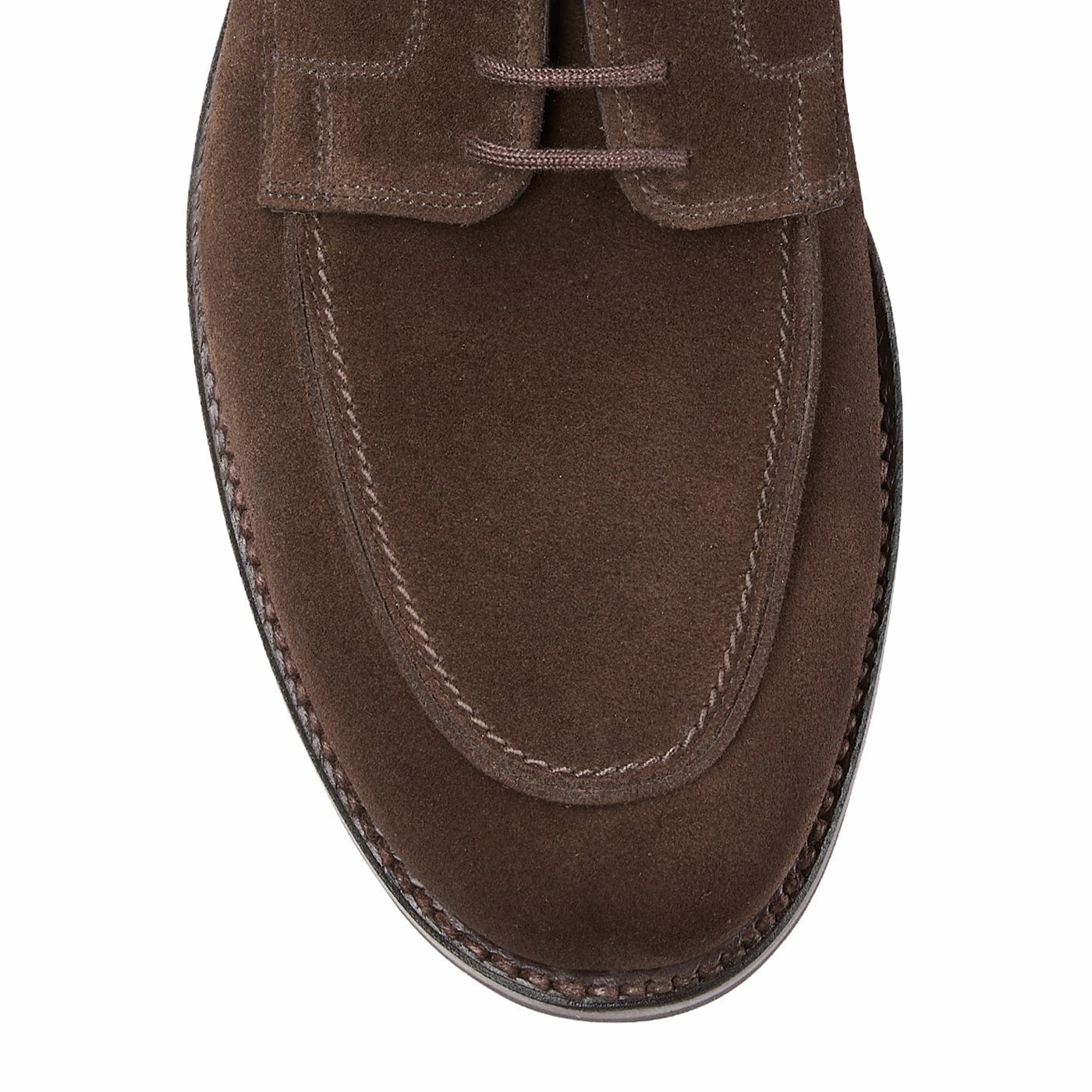 Premium Sleek Profile Dover Dark Brown Suede