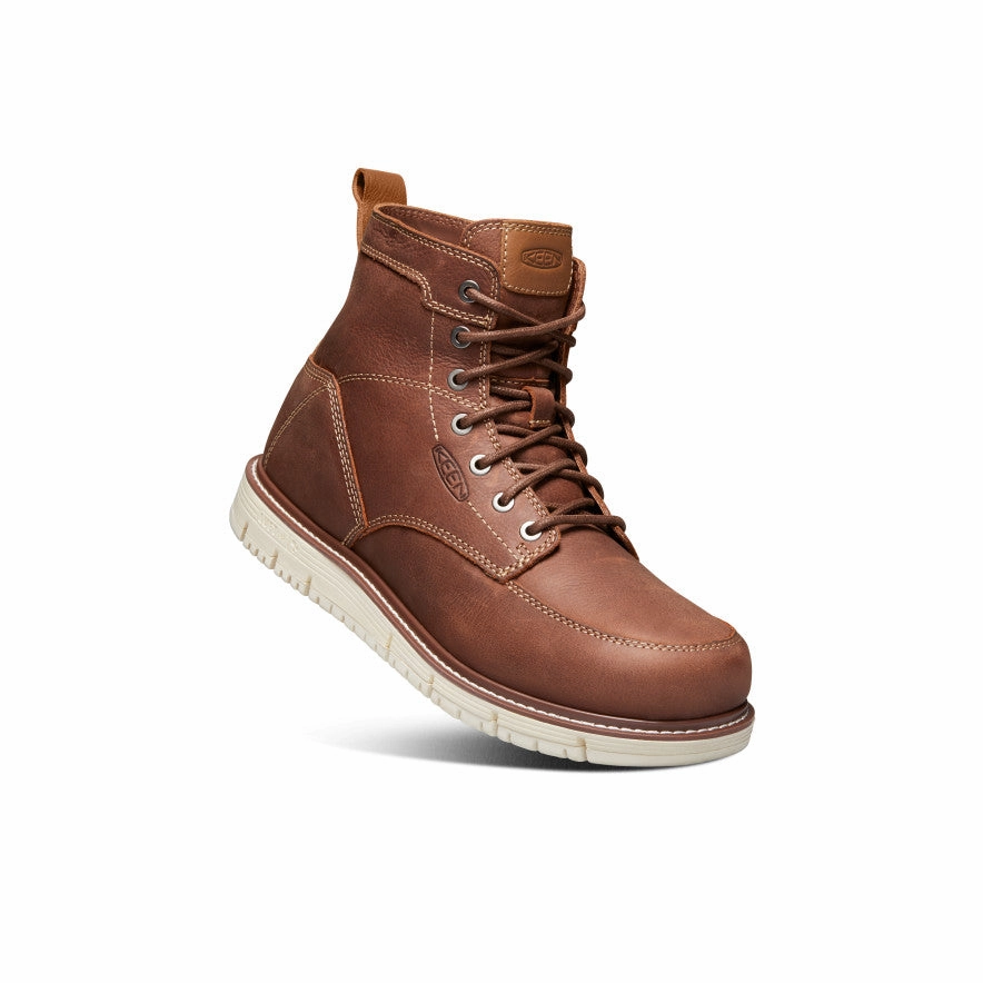 Men's San Jose 6" Boot (Soft Toe)  |  Gingerbread/Off White Soft Padding Fashion Show
