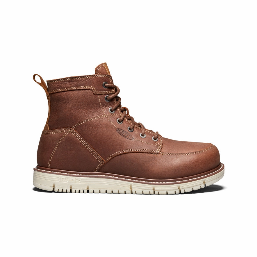Men's San Jose 6" Boot (Soft Toe)  |  Gingerbread/Off White Sleek Function Minimal Color
