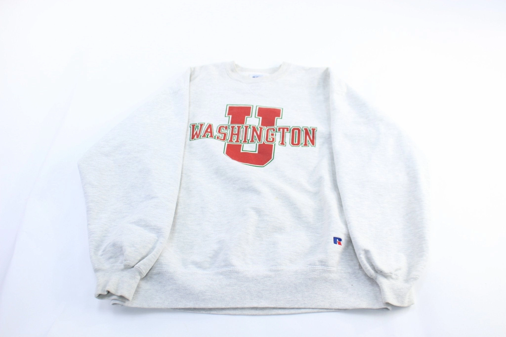 90's Washington University Russell Athletic Sweatshirt Competitive Advantage