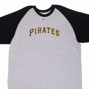 Perfect Comfort Yarn Dyed Stripes VINTAGE NIKE MLB PITTSBURGH PIRATES 2006 RAGLAN TEE SHIRT SIZE XL